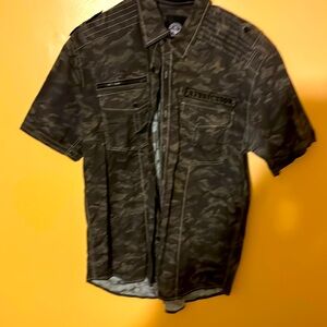 Mens XL Affliction button up